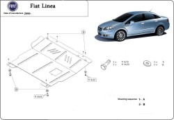 Unterfahrschutz FIAT LINEA (323_, 110_) - Blech