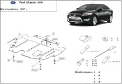 Unterfahrschutz Motorschutz FORD S-MAX - Stahl