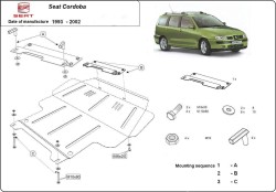Unterfahrschutz SEAT INCA VAN (6K9) - Blech