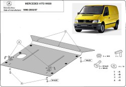 Unterfahrschutz Motorschutz MERCEDES-BENZ VITO VAN (638) all - Stahl