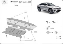 Unterfahrschutz Motorschutz MERCEDES-BENZ GLC Coupe (C253) - Stahl