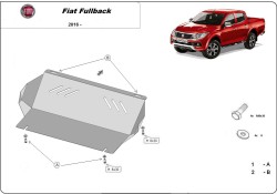 Schutz für Kühler FIAT FULLBACK Pickup (502_, 503_) - Stahl