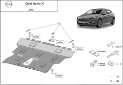 Unterfahrschutz OPEL ASTRA K Box Body / Hatchback - Blech