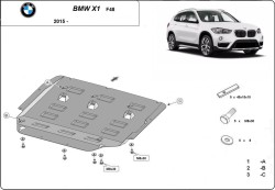 Unterfahrschutz BMW X1 Van (F48) - Blech
