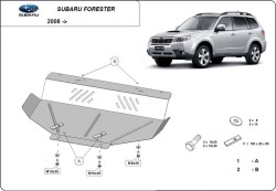 Unterfahrschutz Motorschutz SUBARU FORESTER (SH_) - Stahl