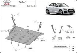 Unterfahrschutz Motorschutz SEAT ARONA (KJ7) - Stahl