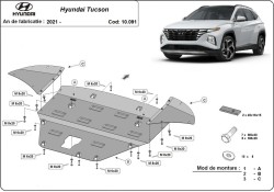 Unterfahrschutz Motorschutz HYUNDAI TUCSON (NX4E) - Stahl