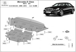 Unterfahrschutz Motorschutz MERCEDES-BENZ E-CLASS (W212) - Stahl