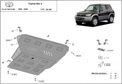 Unterfahrschutz Motorschutz TOYOTA RAV 4 I Cabrio (SXA1) - Stahl