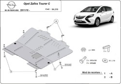 Unterfahrschutz Motorschutz OPEL ZAFIRA TOURER C (P12) - Stahl