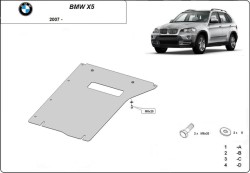 Getriebeschutz BMW X5 (E70) - Stahl