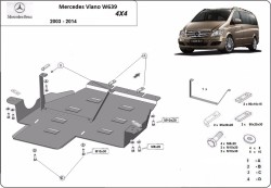 Getriebeschutz MERCEDES-BENZ VIANO (W639) - Stahl