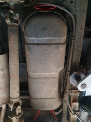 Abdeckung unter dem Kraftstofftank FIAT FULLBACK Pickup (502_, 503_) - Stahl