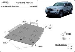 Getriebeschutz JEEP GRAND CHEROKEE III (WK) - Stahl